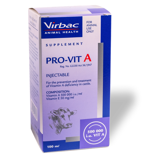 ProVit A Vitamins and Minerals for Cattle Virbac South Africa